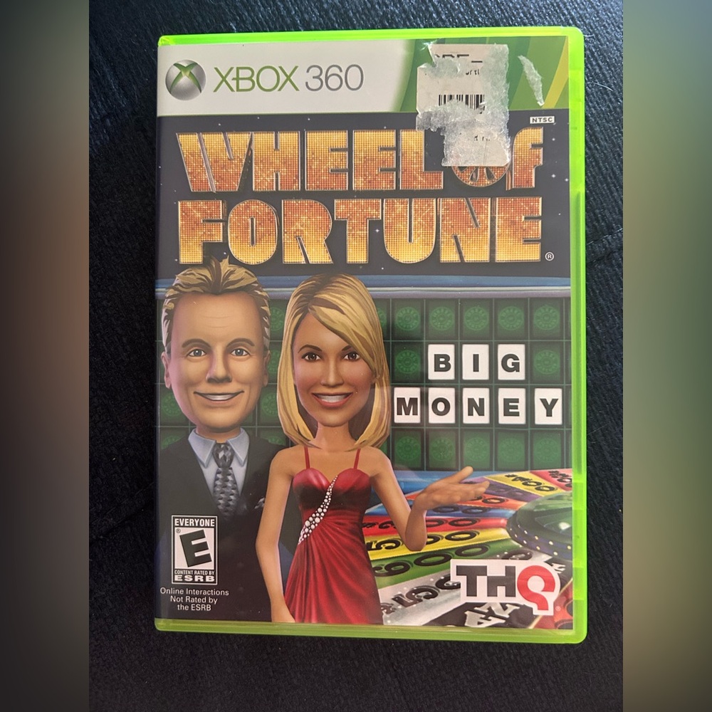 EUC Xbox 360 Game Wheel of Fortune